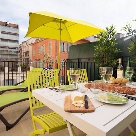 F2 Terrasse, Moderne, Hyper Centre, Clim, Ascenseur- Dubouchage Apartment นีซ ภายนอก รูปภาพ