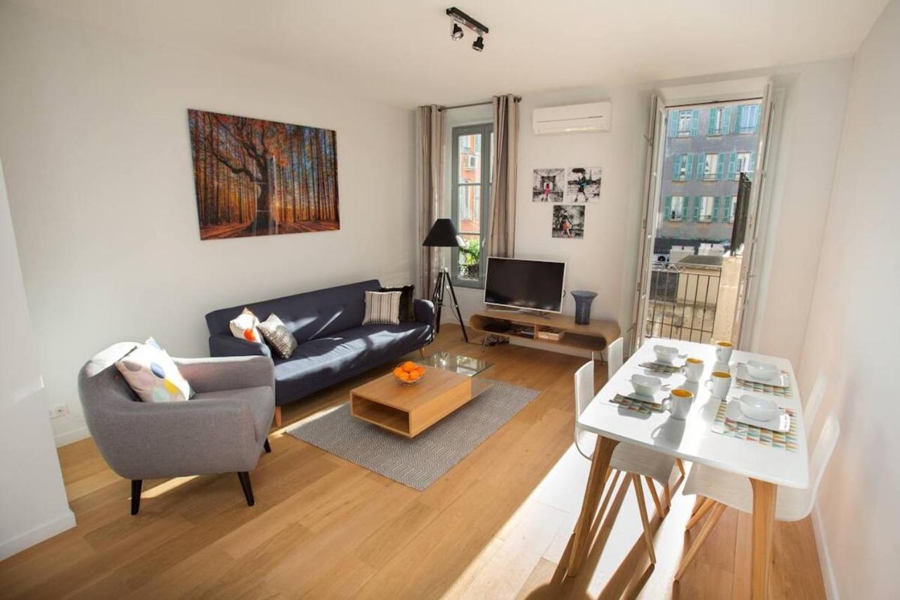 F2 Terrasse, Moderne, Hyper Centre, Clim, Ascenseur- Dubouchage Apartment นีซ ภายนอก รูปภาพ