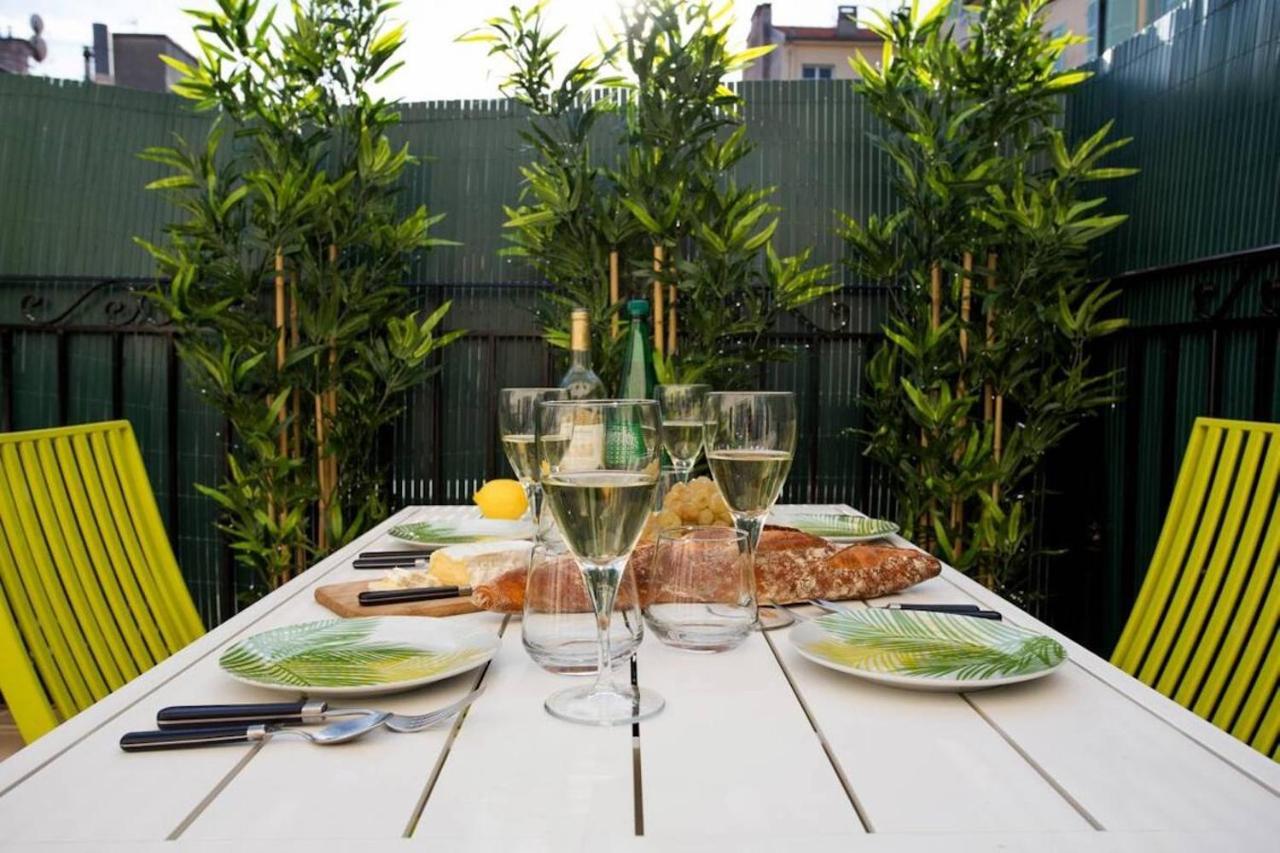 F2 Terrasse, Moderne, Hyper Centre, Clim, Ascenseur- Dubouchage Apartment นีซ ภายนอก รูปภาพ