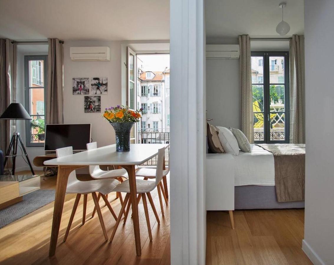 F2 Terrasse, Moderne, Hyper Centre, Clim, Ascenseur- Dubouchage Apartment นีซ ภายนอก รูปภาพ